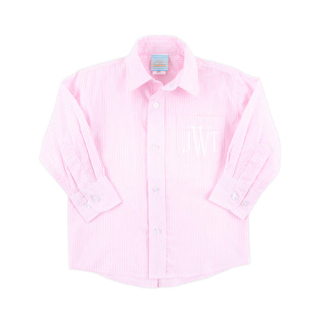 Pink Stripe Button Down Shirt