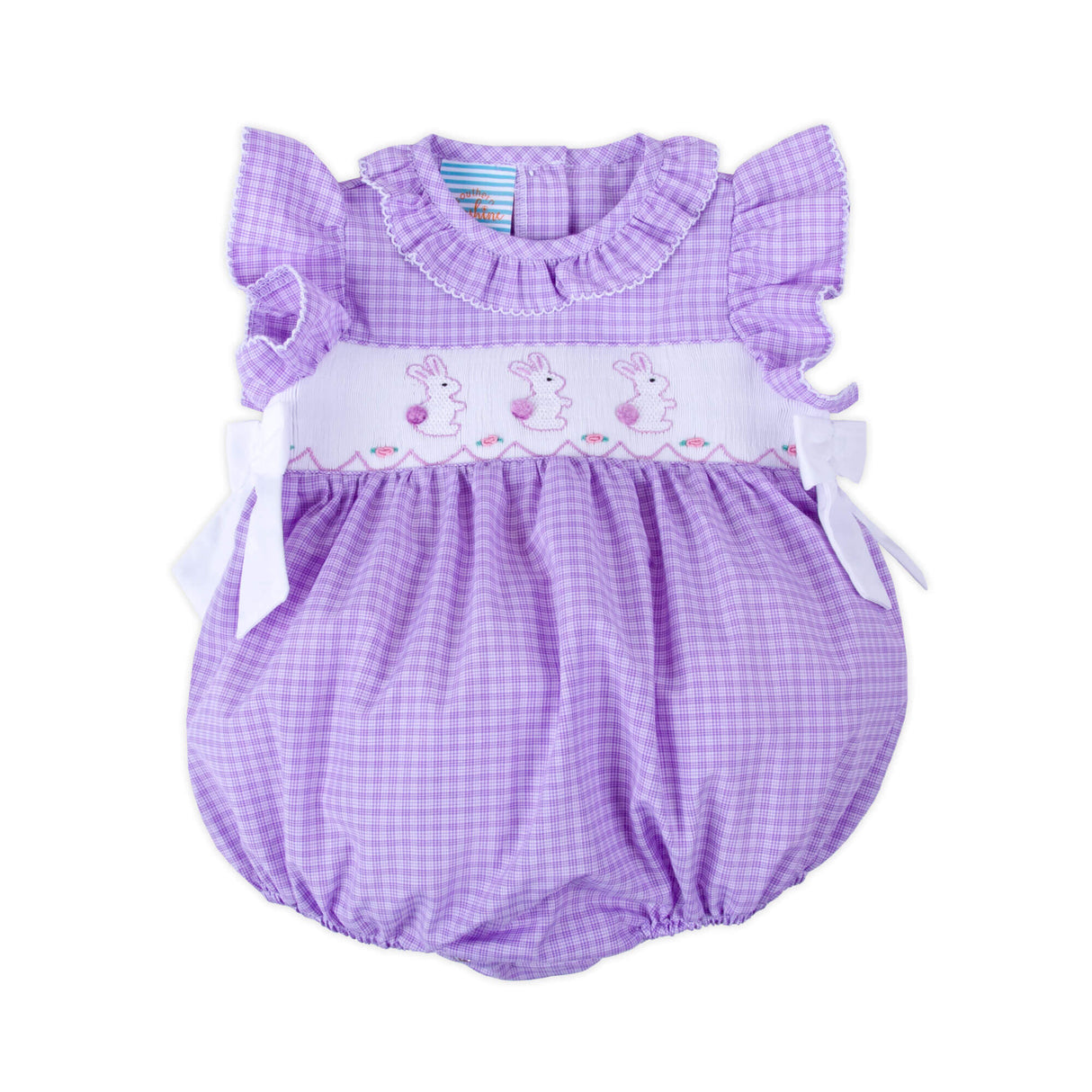 Easter Friends Smocked Lavender Beverly Bubble