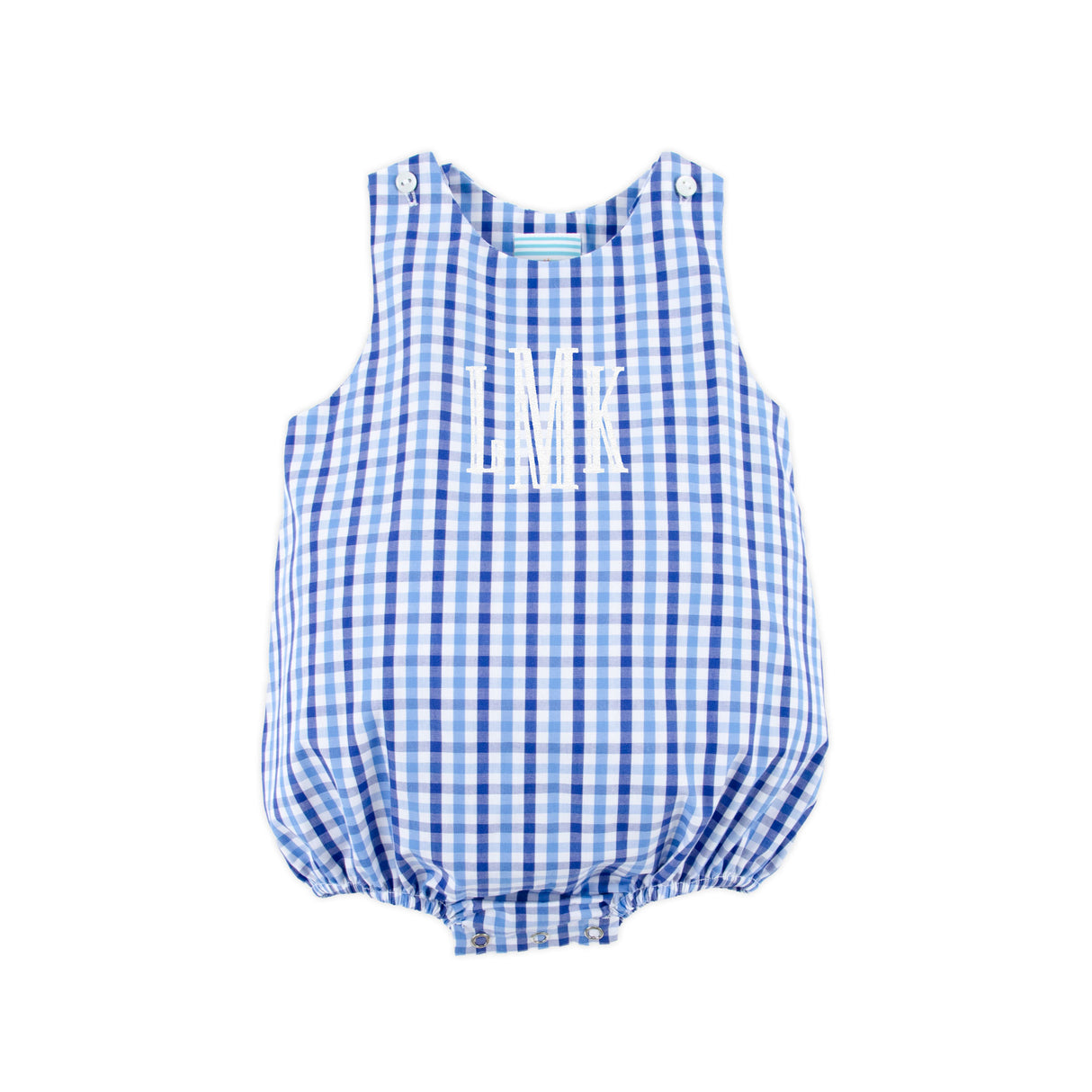 Summer Time Blue Gingham Sun Bubble