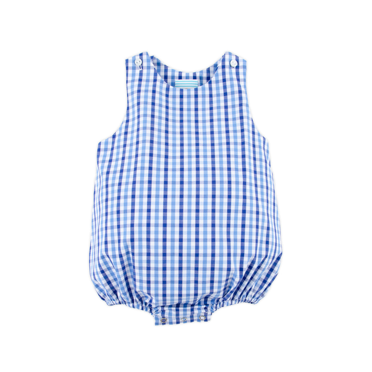 Summer Time Blue Gingham Sun Bubble