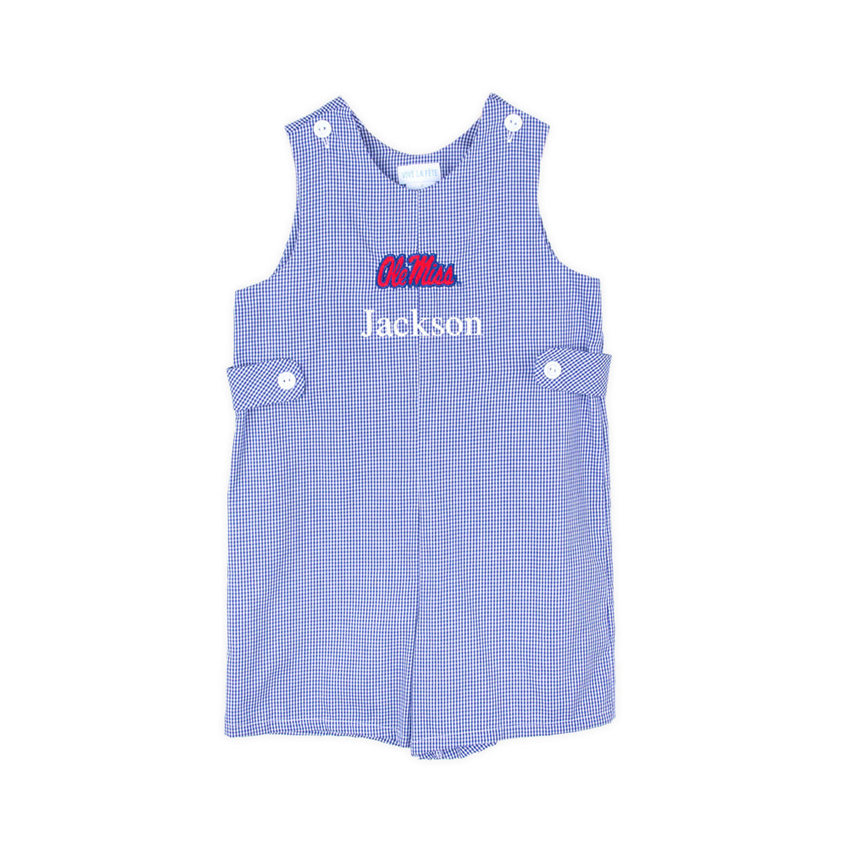 Ole Miss Embroidered Navy Jon Jon