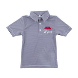 Ole Miss Embroidered Navy Performance Polo