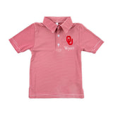 Oklahoma Embroidered Red Performance Polo