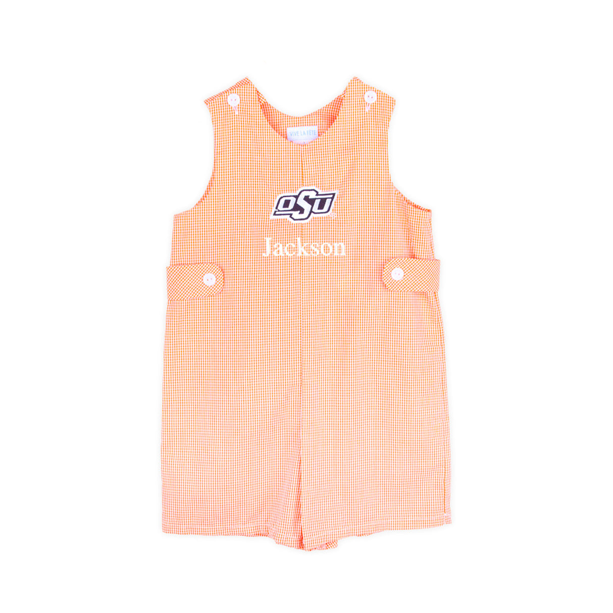 Oklahoma State Embroidered Orange Jon Jon