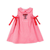 Texas Tech Embroidered Red Dress