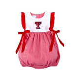Texas Tech Embroidered Red Gingham Bubble