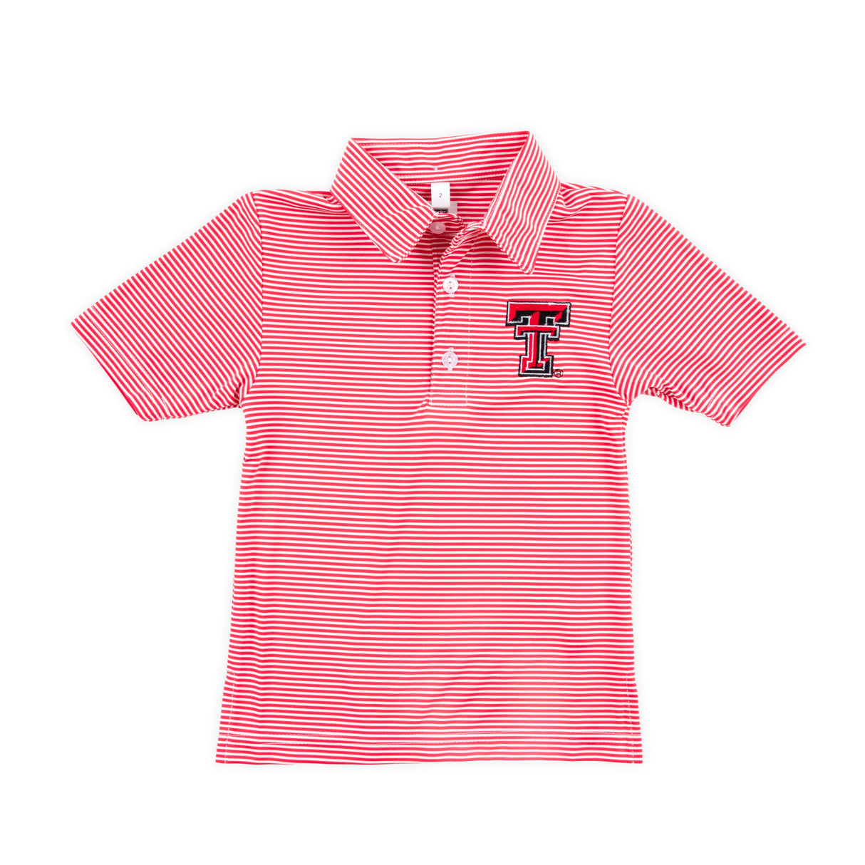 Texas Tech Embroidered Red Performance Polo