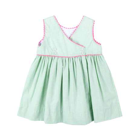 Light Green Gingham Betsy Dress