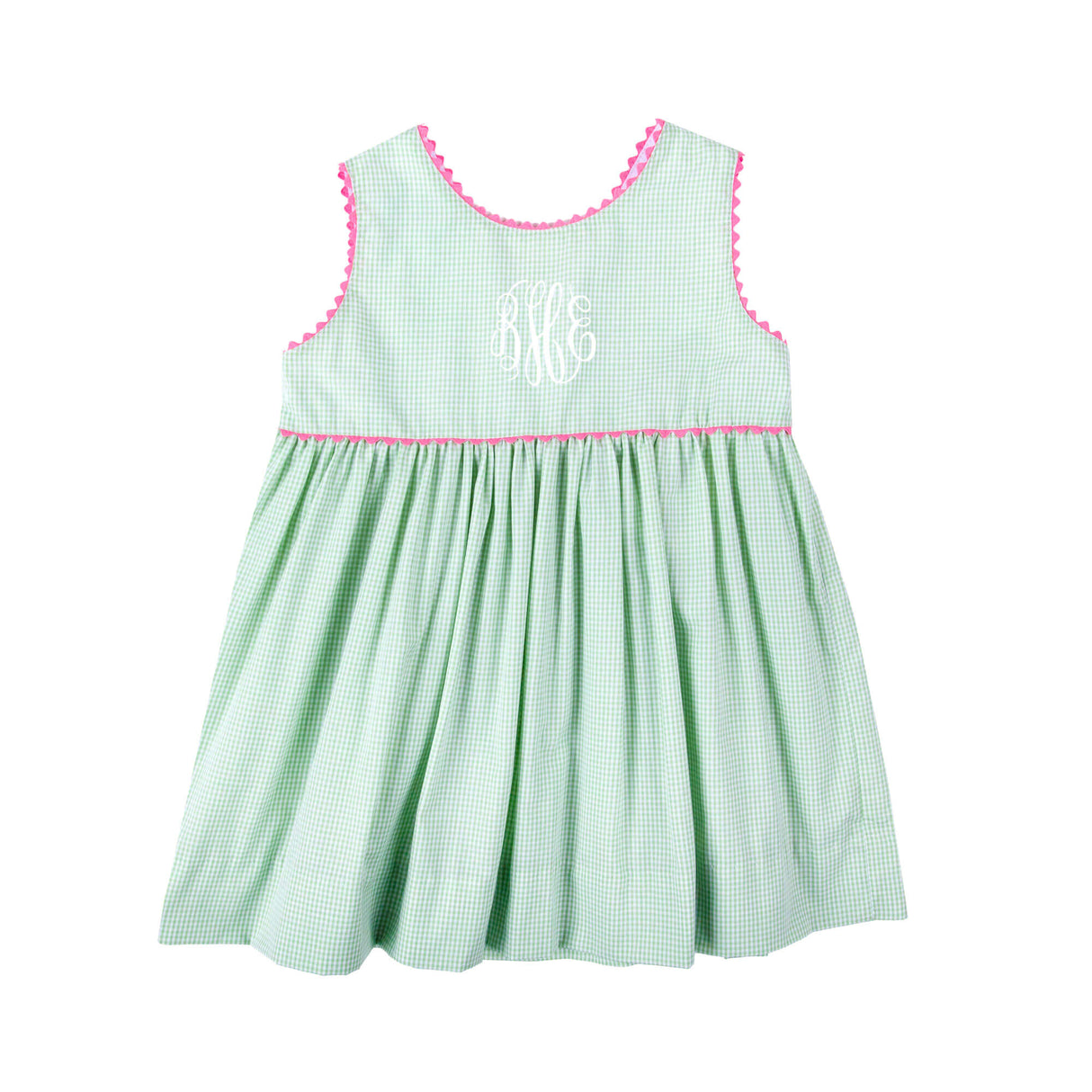 Light Green Gingham Betsy Dress