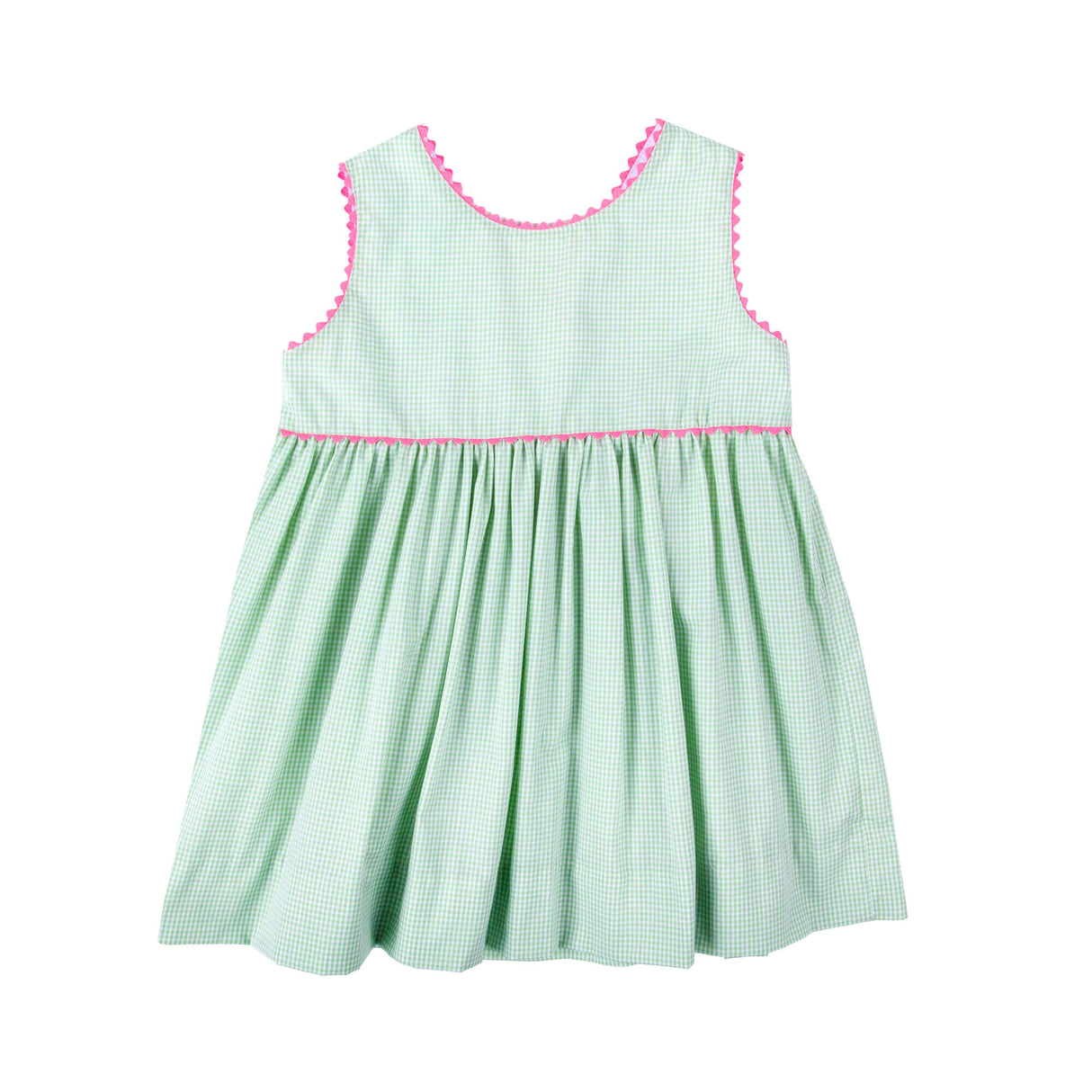 Light Green Gingham Betsy Dress