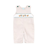 Mallard Smocked Tan Gingham Longall