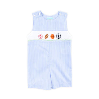 SPORTS SMOCKED BLUE STRIPE JON JON