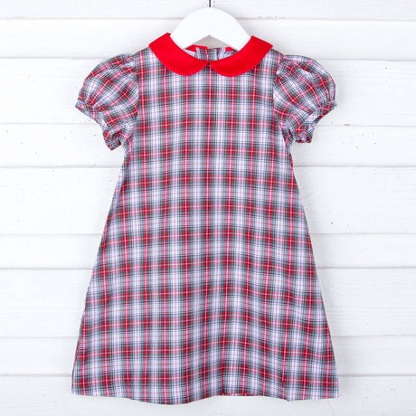 Cream Plaid Sally Dress