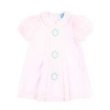 Cross and Wreath Embroidered Pink Sally Dress