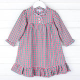 Green & Red Gingham Nightgown