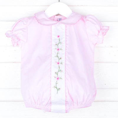Embroidered Cherry Blossom Pink Bubble
