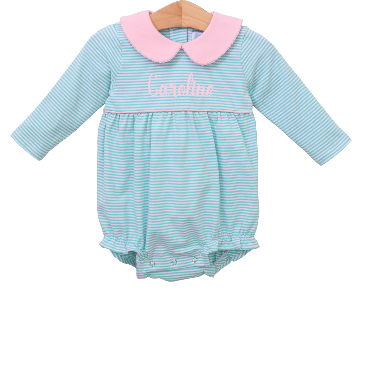 Penny Mint Stripe Knit Bubble