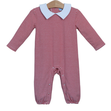 William Stripe Knit Romper