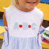 ABC & Apple Light Blue Stripe Avery Dress