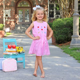 Ready To Learn Pink Mini Gingham Chloe Dress