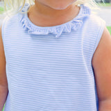 Blue Stripe Skirt Bubble