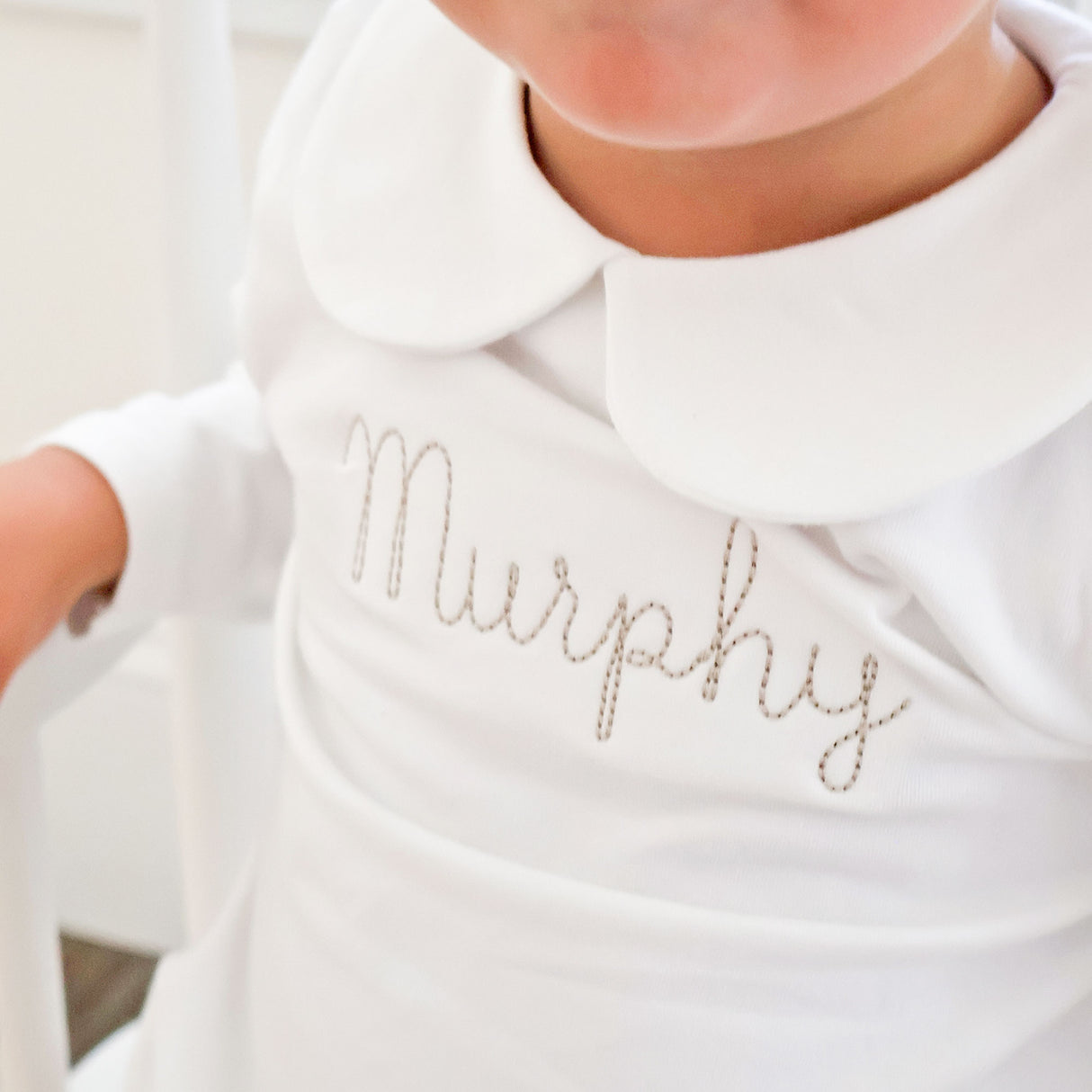 White Long Sleeve Bodysuit