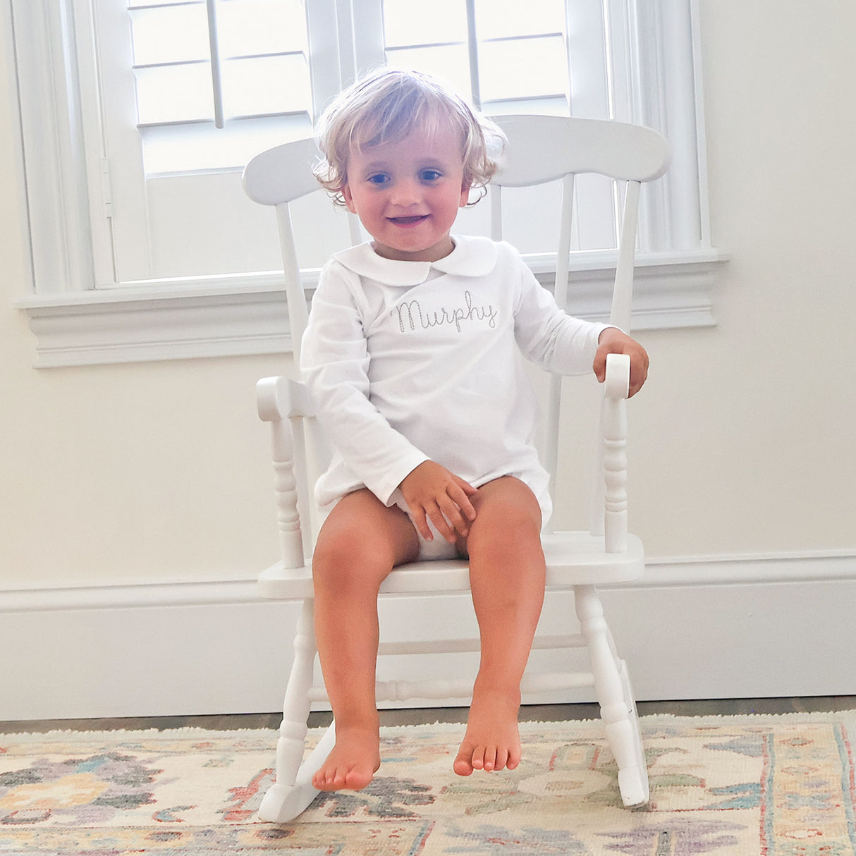 White Long Sleeve Bodysuit
