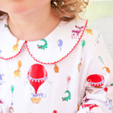 Birthday Balloon Ruffle Romper