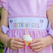 Birthday Girl Smocked Pink Beverly Dress