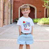 Bright Crayons Truck Light Blue Short Set