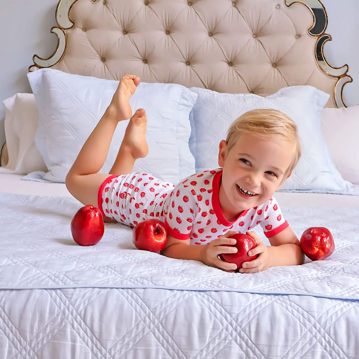 Apple a Day Short Pajamas