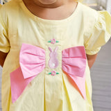 Bunny & Flowers Yellow Isabella Skirt Bubble