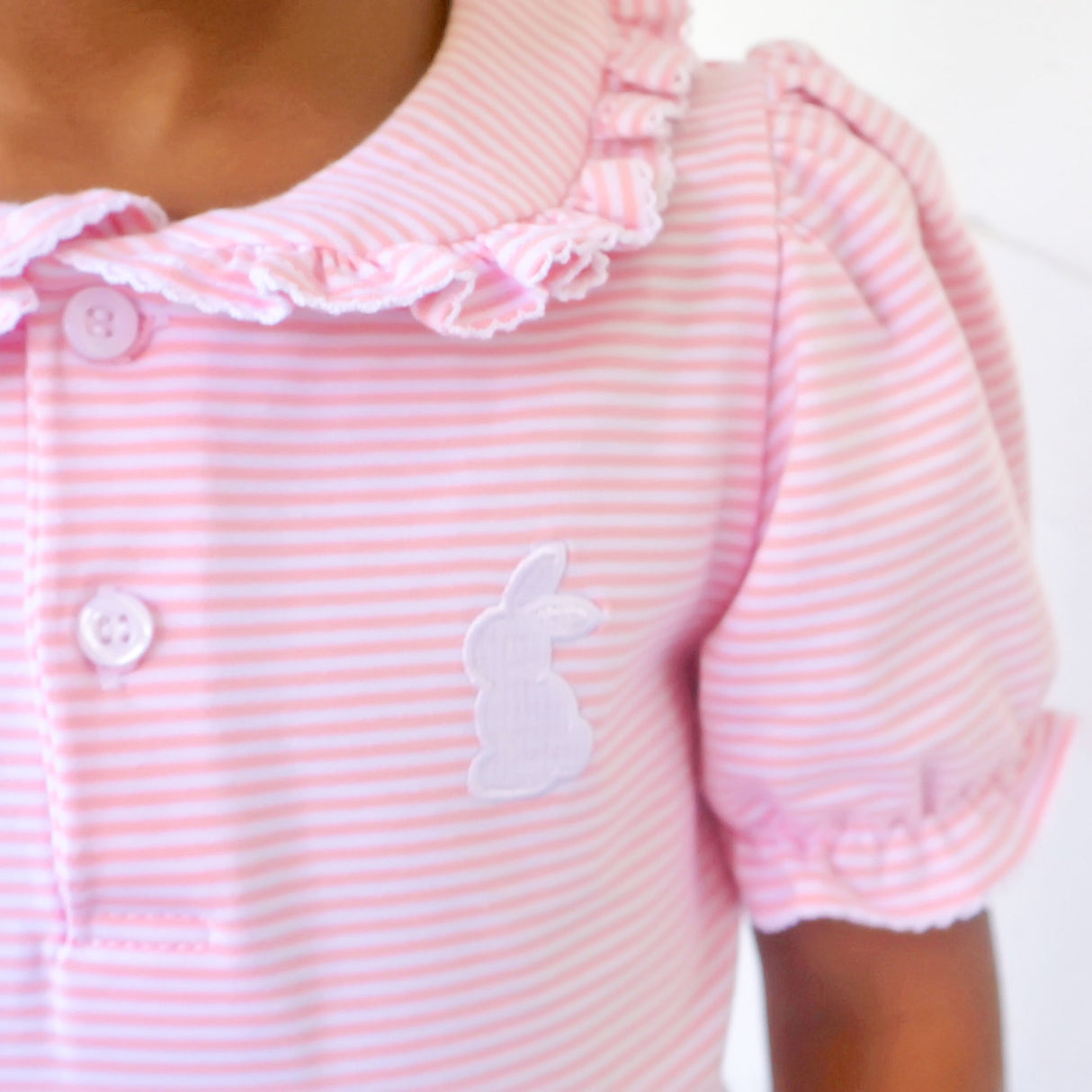 Bunny Pink Stripe Ruth Dress