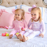 Bunny Garden Lavender Check Pajamas