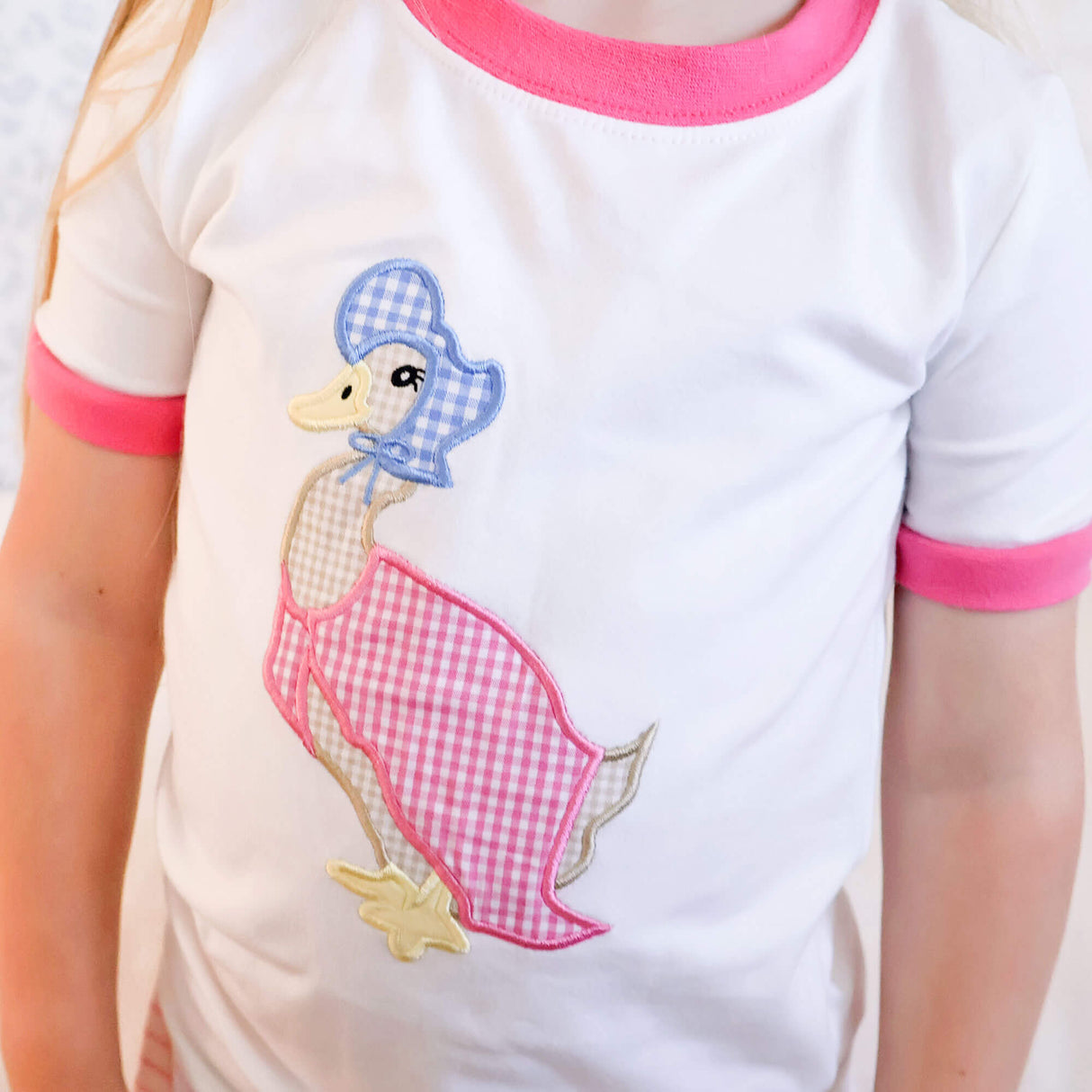 Storybook Friends Pink Stripe Pajamas