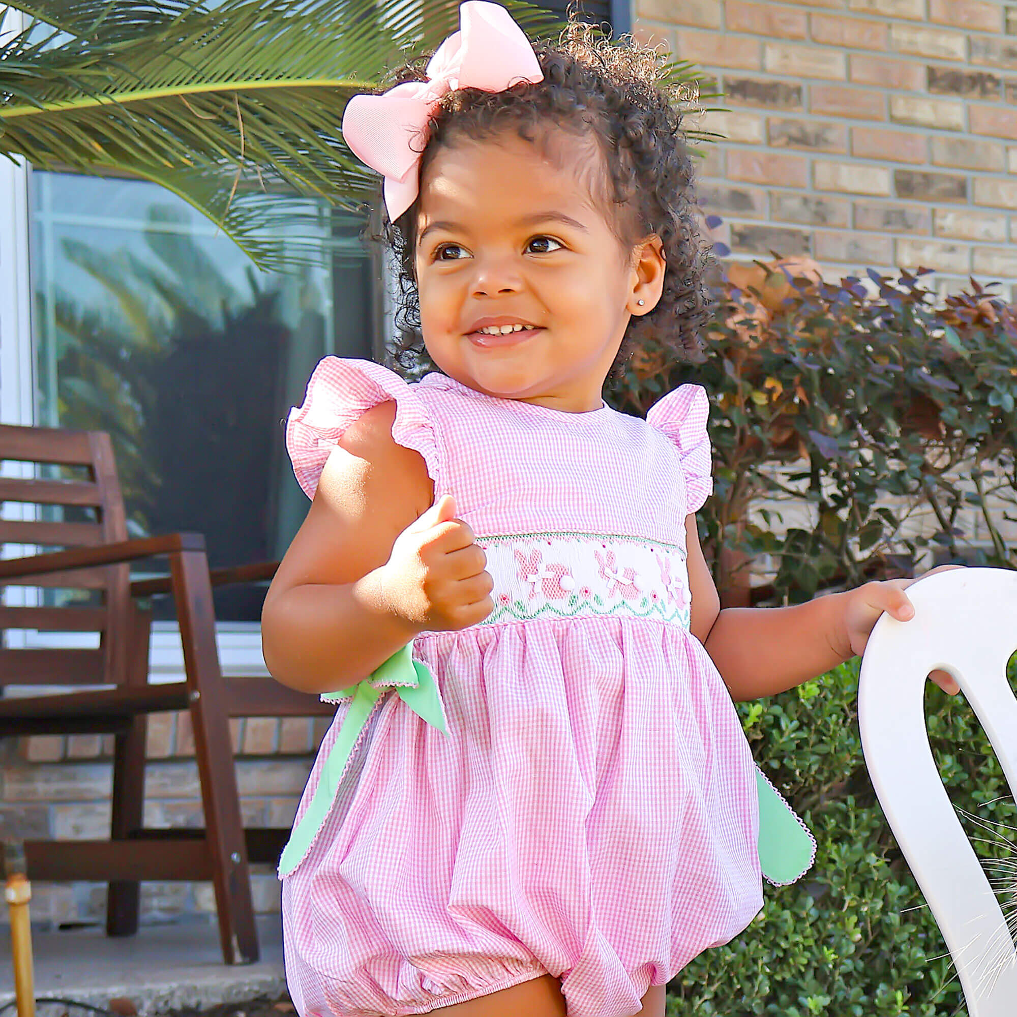 andmary Amari ribbon tops baby pink ピンク ANDMARY】Amari ribbon tops