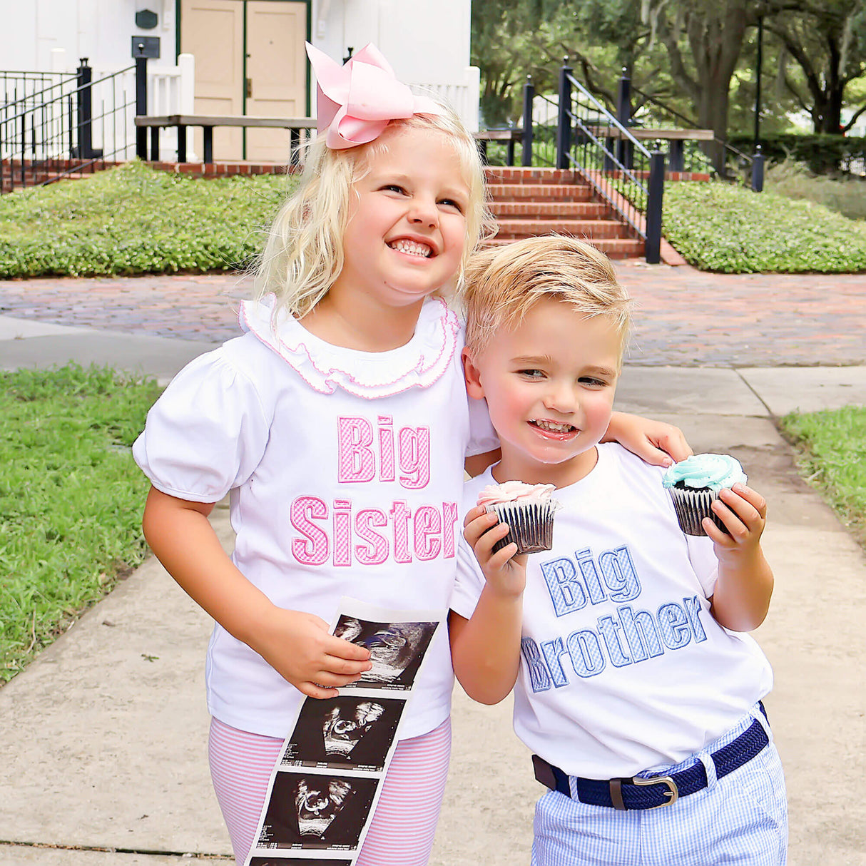 Big Brother Blue Gingham Short Sleeve Shirt