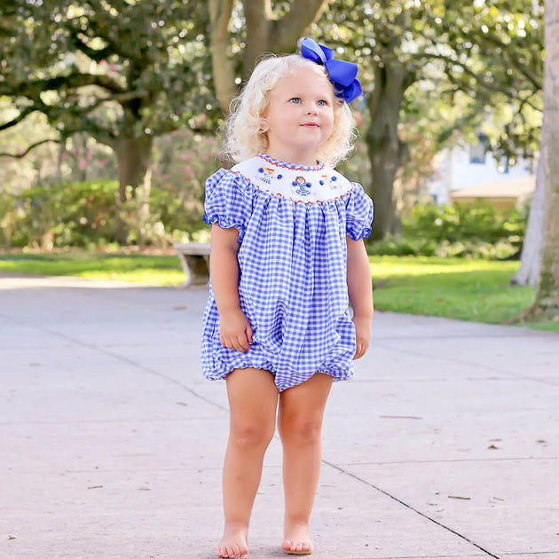 Ole Miss Kids Collegiate Outfits | Smocked Auctions – Bubbles – Classic ...