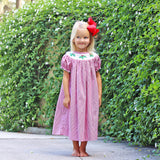 Mistletoe Magic Smocked Bishop Dress