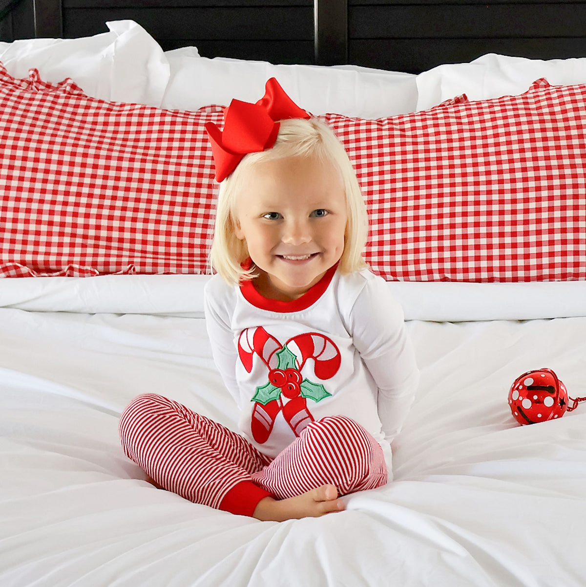 Candy Cane Red Stripe Pajamas