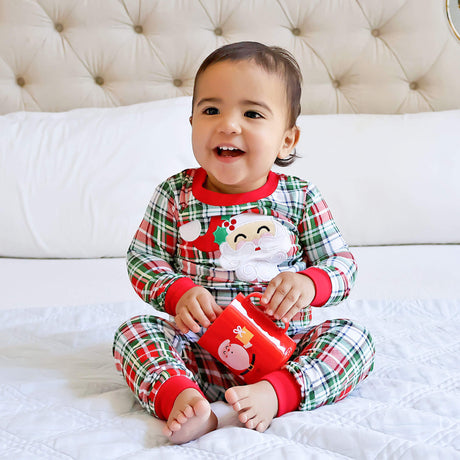 Happy Santa Sinclair Plaid Pajamas