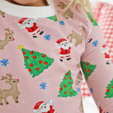 Christmas Cheer Pink Pajamas