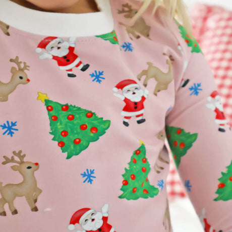 Christmas Cheer Pink Pajamas