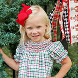 Windsor Plaid Smocked Bishop Dress