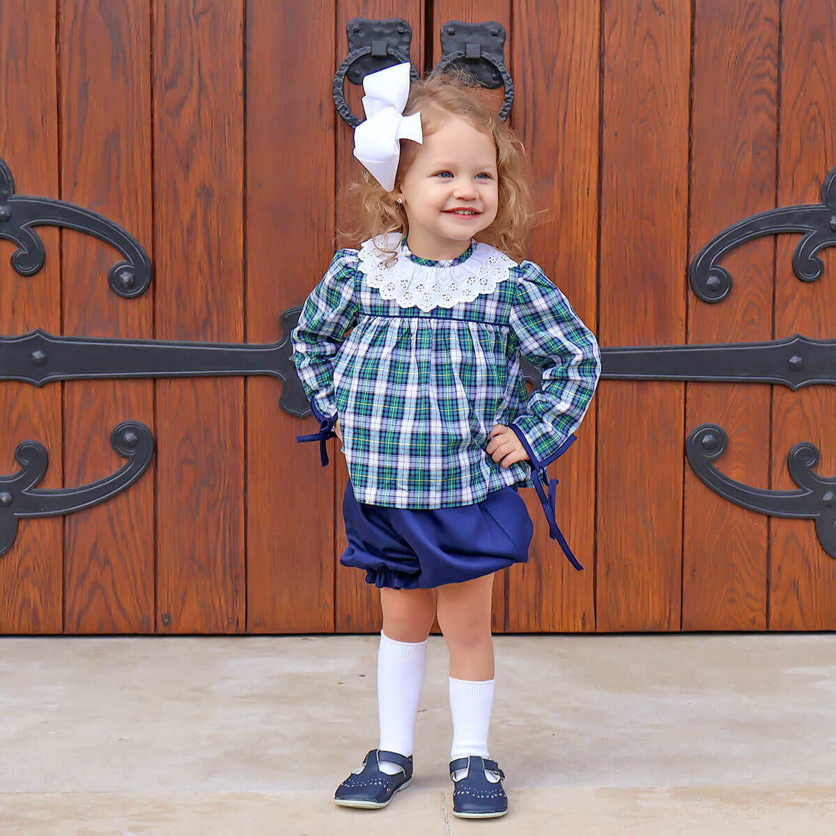 Brighton Plaid Virginia Bloomer Set – Classic Whimsy
