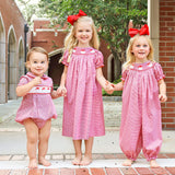 Santa's Favorite Smocked Bishop Dress