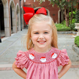 Santa's Favorite Smocked Bishop Dress