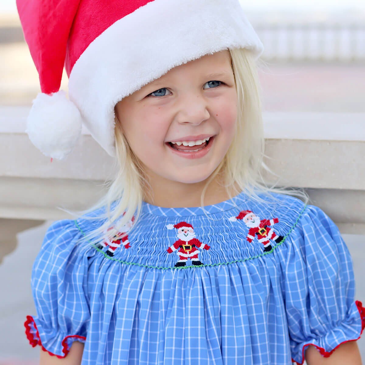 I Believe In Santa Smocked Dress – Classic Whimsy