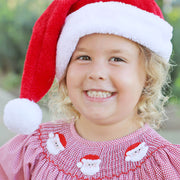 Santa's Favorite Smocked Long Sleeve Dress