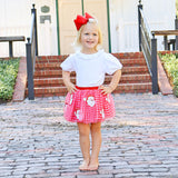 Happy Santa Sequin Tutu Skirt